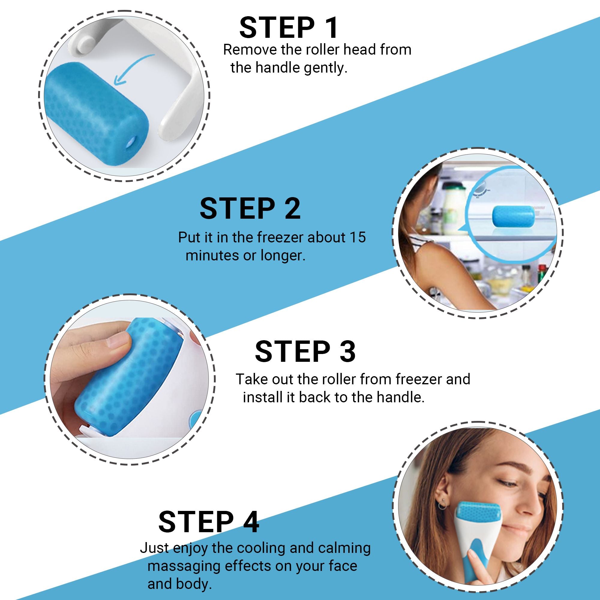 Ice Facial Roller – Skin Refresh & Cooling Tool