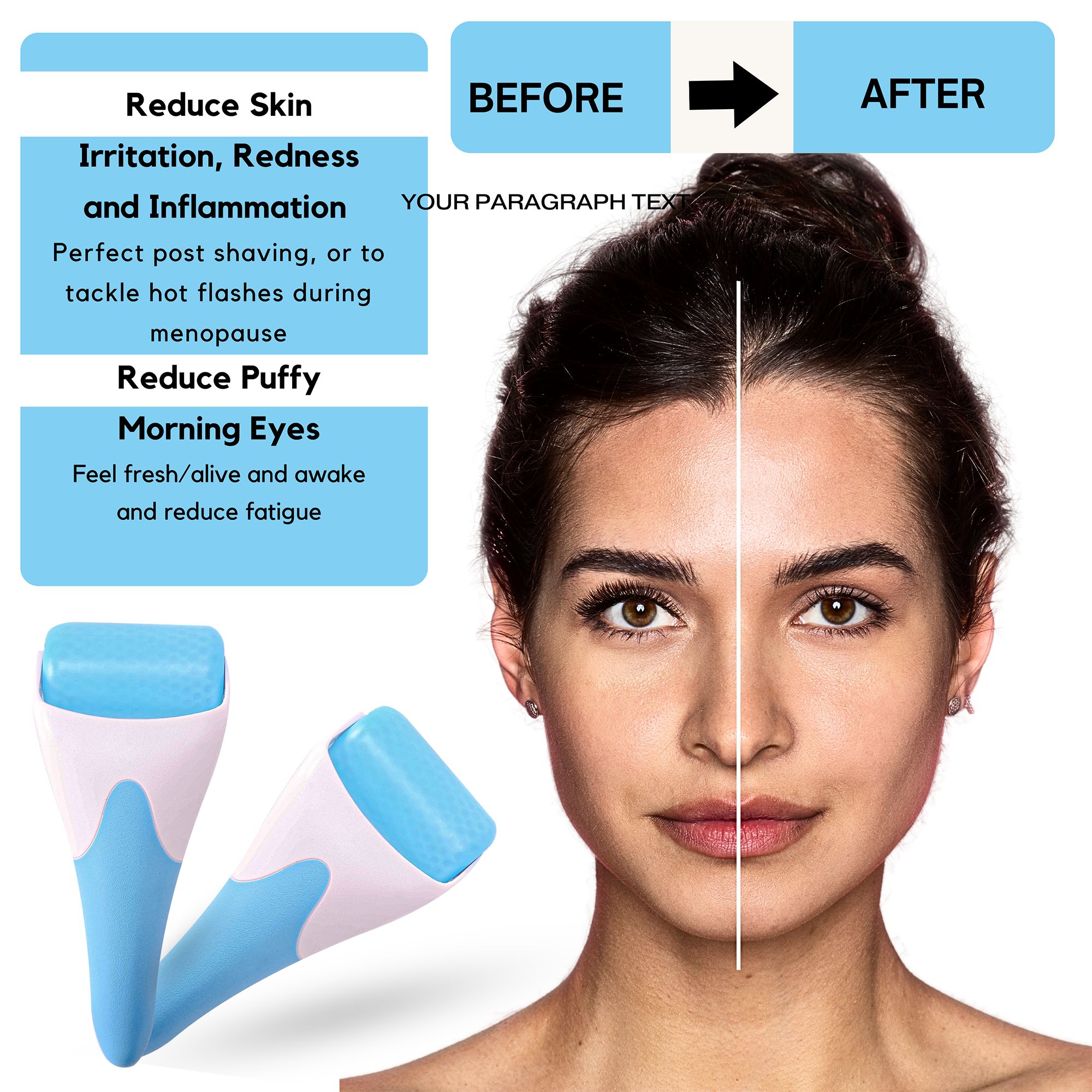 Ice Facial Roller – Skin Refresh & Cooling Tool